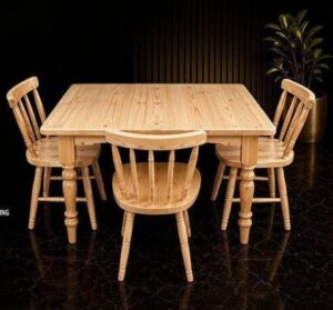 4-Seater Pine Rectangular Table