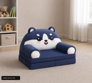 Kiddies Folding Sofa (blue)