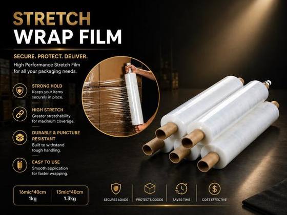Cling Wrap — Long Core 16mic x 40cm 1KG