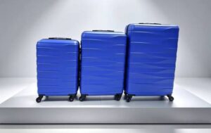 ABSS09 Hard-Shell Luggage — Denim Waves