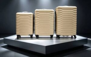 ABSS09 Hard-Shell Luggage — Champagne Waves