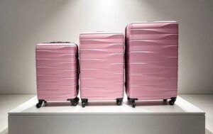 ABSS09 Hard-Shell Luggage — Rose Waves