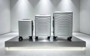 ABSS09 Hard-Shell Luggage — Platinum Waves