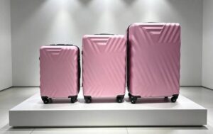 ABSS09 Hard-Shell Luggage — Rose Chevron