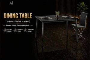 Black Dining Table - L1500*W900*H760