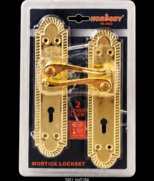 Mortice Lockset — Gold