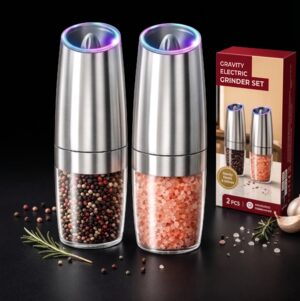 Gravity Electric Grinder — Silver