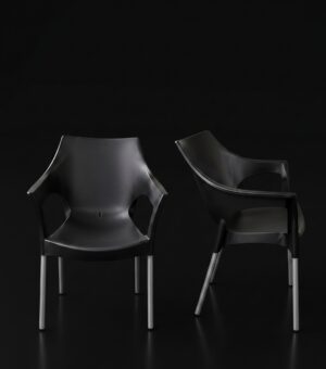 Plastic Chair — Black