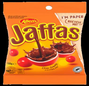 Allen's Jaffas Peg Bag 160gr