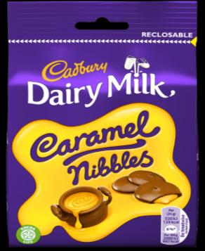 Cadbury Caramel Nibbles Bag