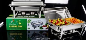 Chafing Dish — Double Pan (2-Compartment)