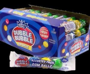 Dubble Bubble Assorted 4 Ball