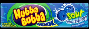 Hubba Bubba Max Sour Blue Rasp