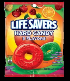 Lifesavers 5 Flavour Peg Bag