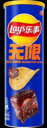 Lays Asia Finger Lickin Braised Pork Can 90gr