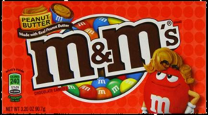 M&M Peanut Butter Theatre Box