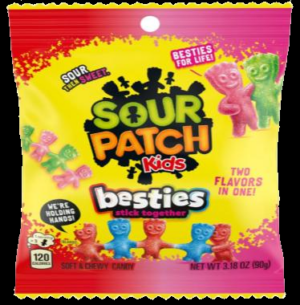 Sour Patch Besties Peg Bag 3.18oz