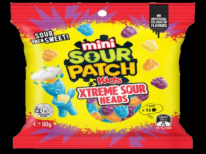 Sour Patch Mini Xtreme Heads 80gr
