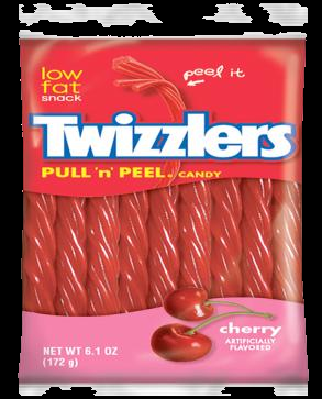 Twizzler Cherry Pull n Peel Peg Bag