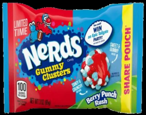 Nerds Gummy Cluster Berry Share Pouch 3oz